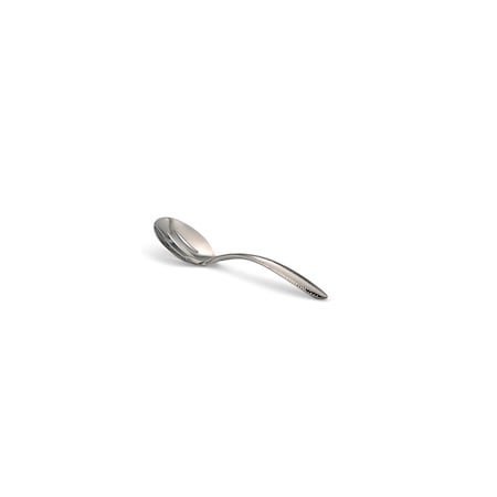 Bon Chef Ez Use Banquet Slotted Serving Spoon Hammer Finish  9-3/4" 9464HF
